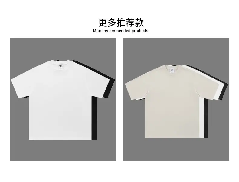 Black White Tee Men Women Cotton Summer Round Neck — feature 9