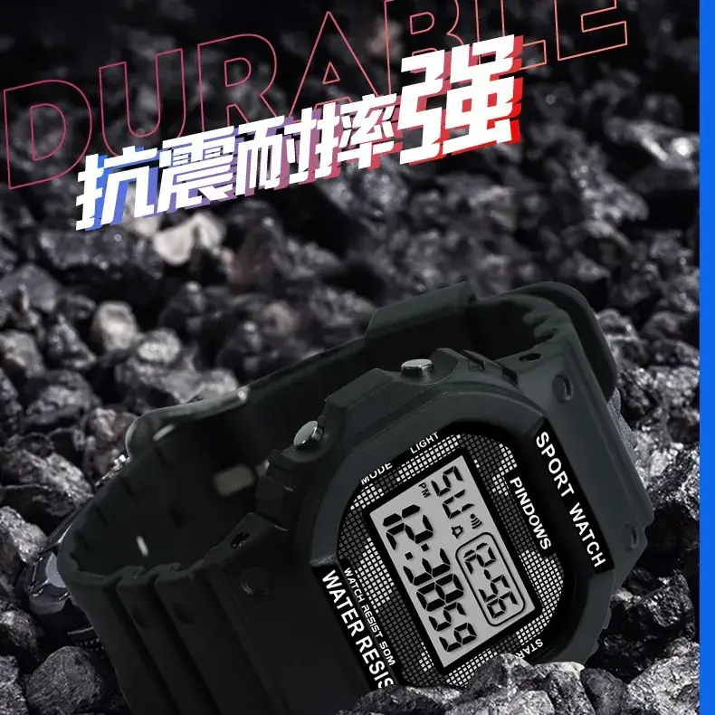 Waterproof Retro LED Watch for Girls Boys Factory Wholesale - Image 11