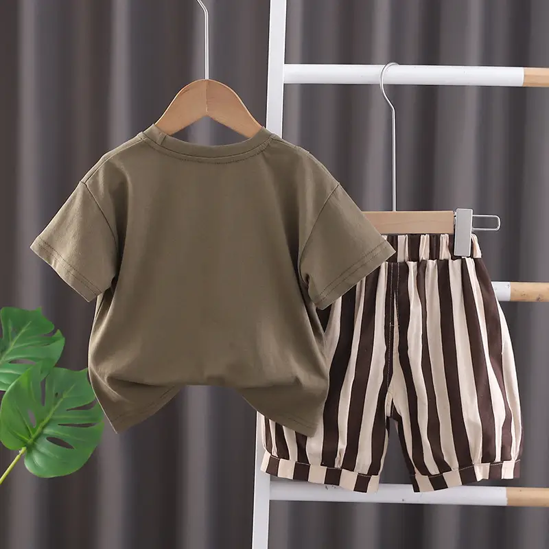 Boys T-Shirt Short Sleeve Summer Suit 2024 - Image 4