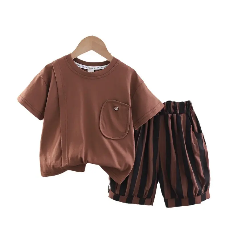 Boys T-Shirt Short Sleeve Summer Suit 2024 - Image 5
