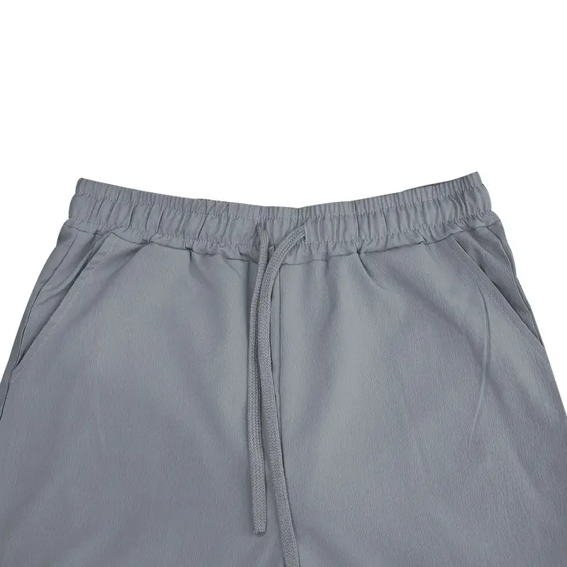 Men's Blue Linen Hip Hop Casual Trousers — feature 37