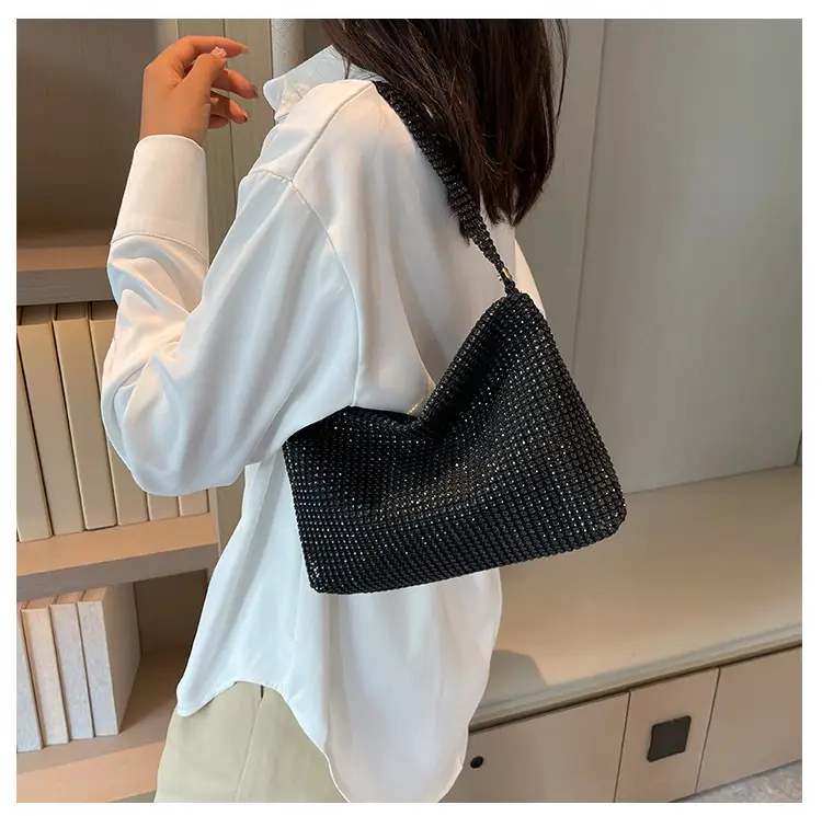 Gold Rhinestone Shoulder Bag for Women 2023 — feature 20