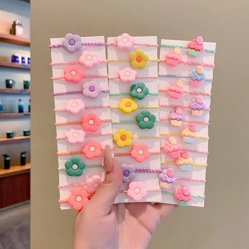 Children's Rubber Hair Bands Flower Design for Girls — feature 10