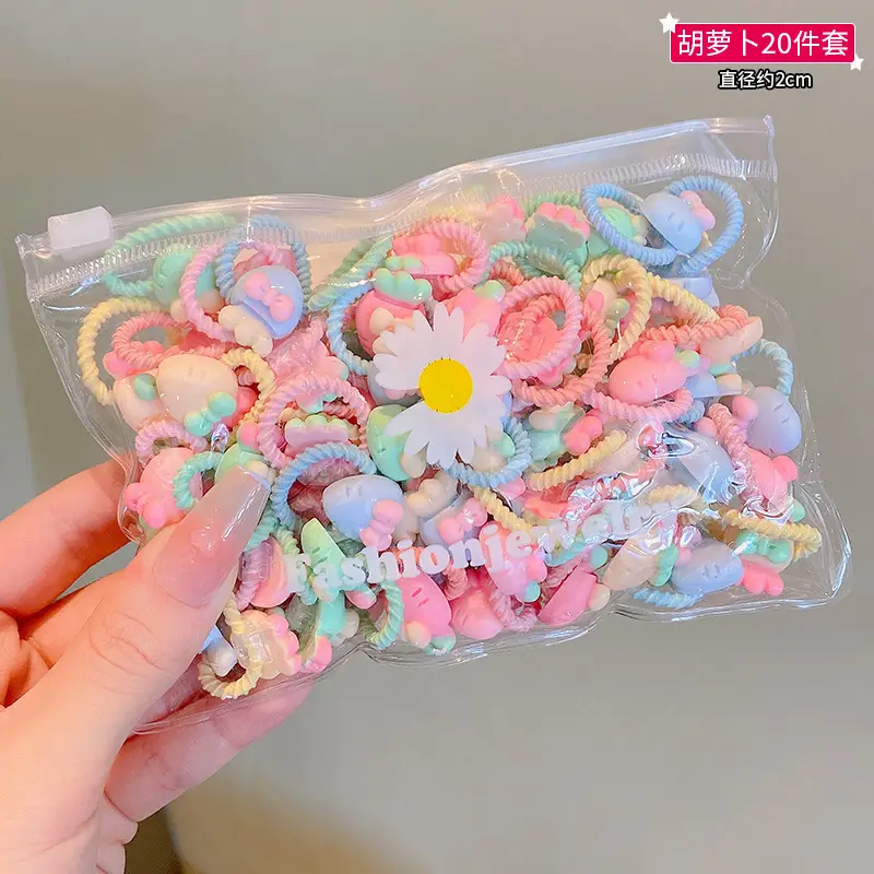 Children's Rubber Hair Bands Flower Design for Girls — feature 14