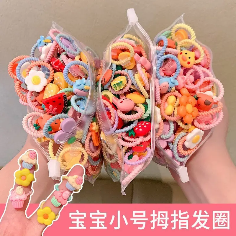 Children's Rubber Hair Bands Flower Design for Girls — feature 2