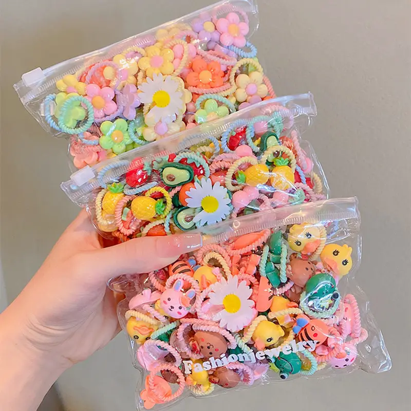 Children's Rubber Hair Bands Flower Design for Girls — feature 5