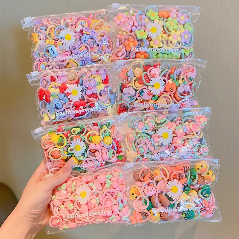 Children's Rubber Hair Bands Flower Design for Girls — feature 6