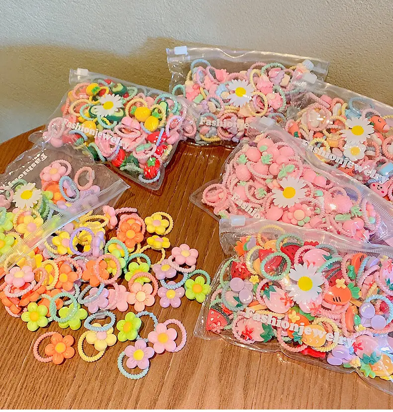 Children's Rubber Hair Bands Flower Design for Girls — feature 8
