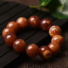 Fuyun Yellow Amber Beads 108 Bracelet for Men Women — feature 13