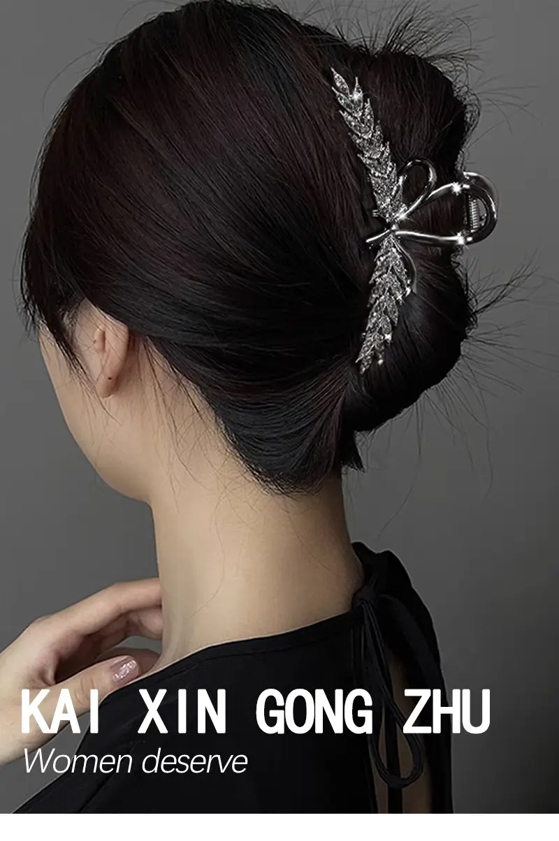 2023 New Shark Clip Hairpin for Women Elegant Headwear — feature 2