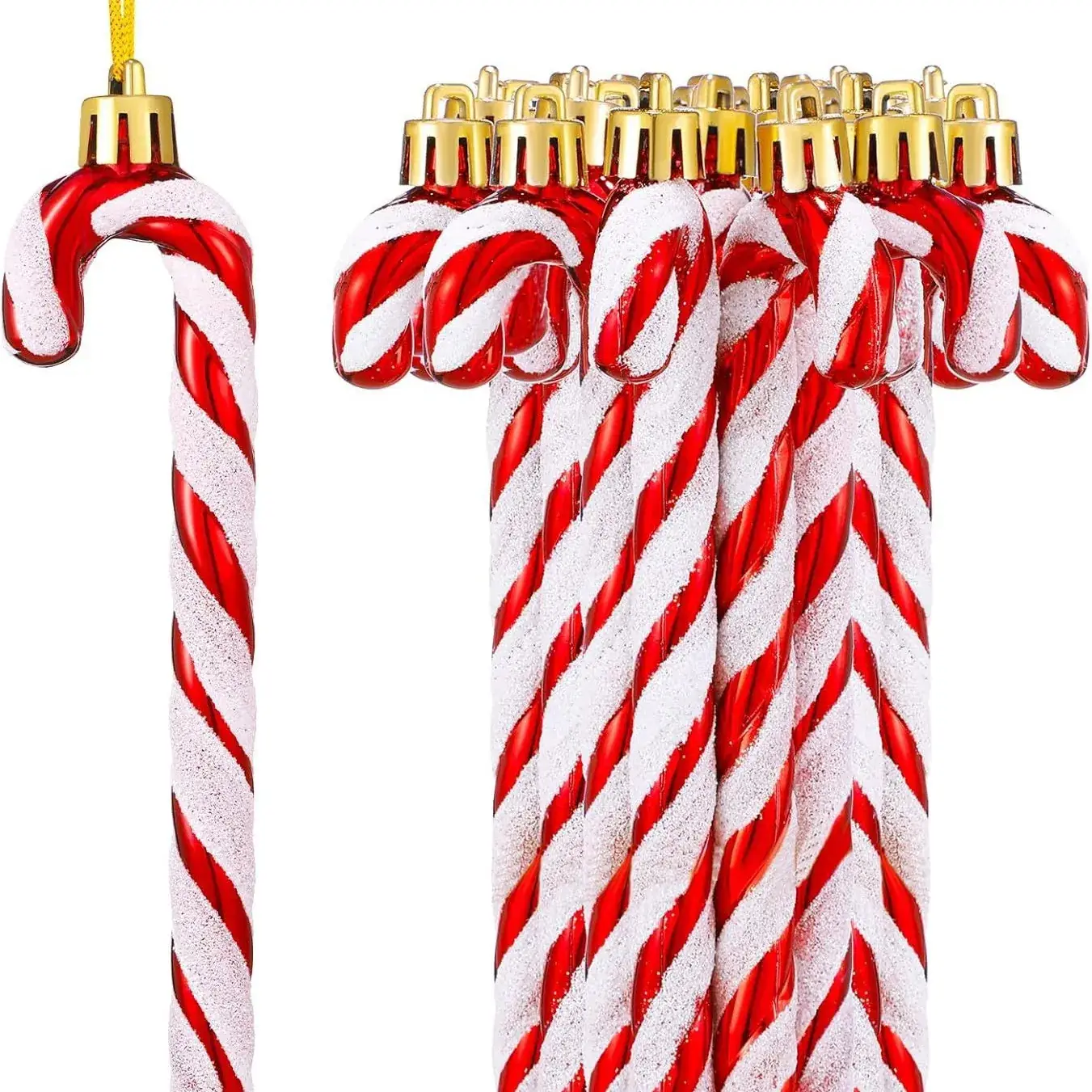 Christmas Candy Cane Decorations 13.5cm Length - Image 13