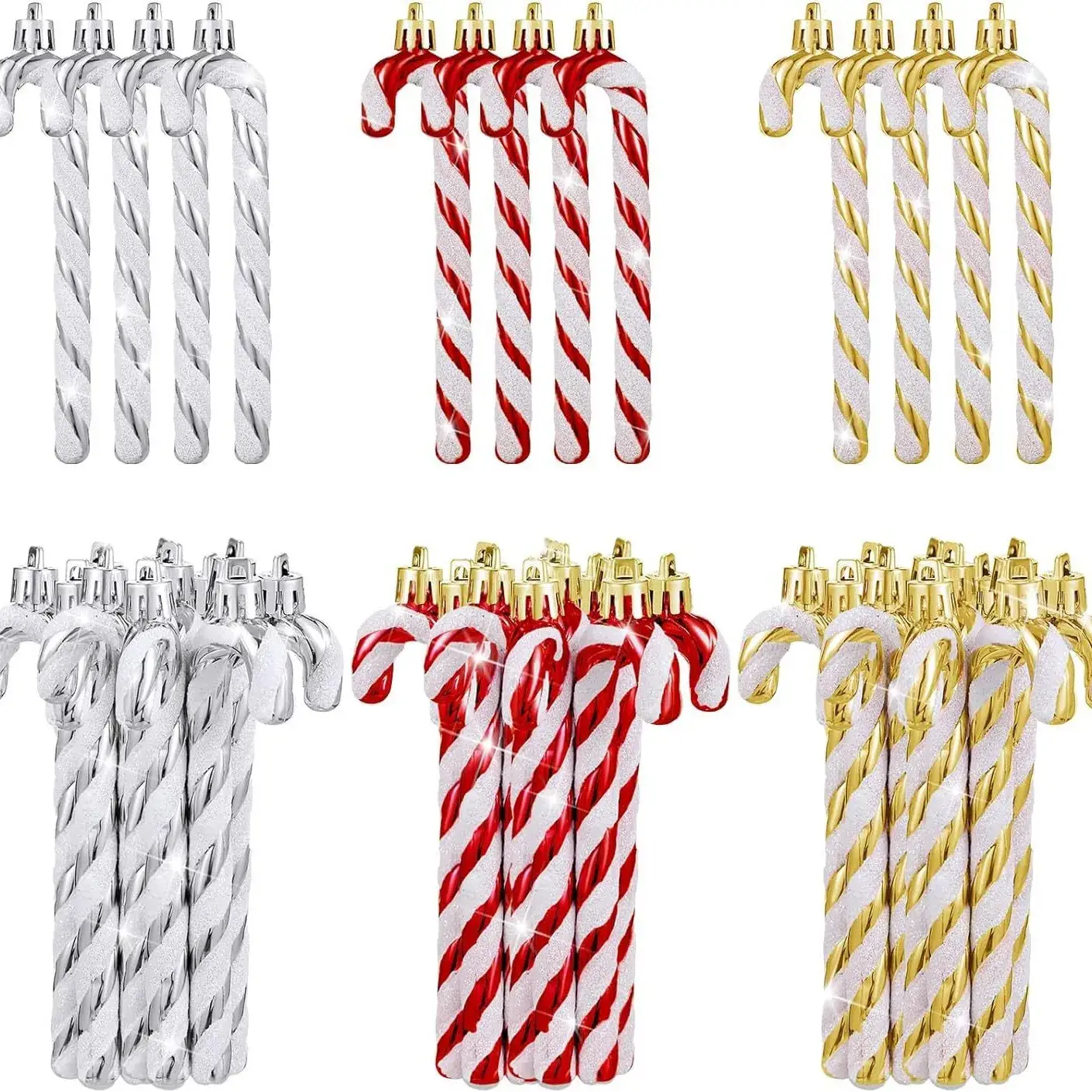 Christmas Candy Cane Decorations 13.5cm Length - Image 15