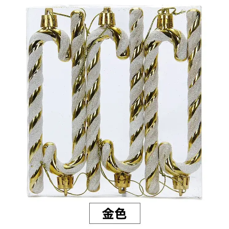 Christmas Candy Cane Decorations 13.5cm Length - Image 2