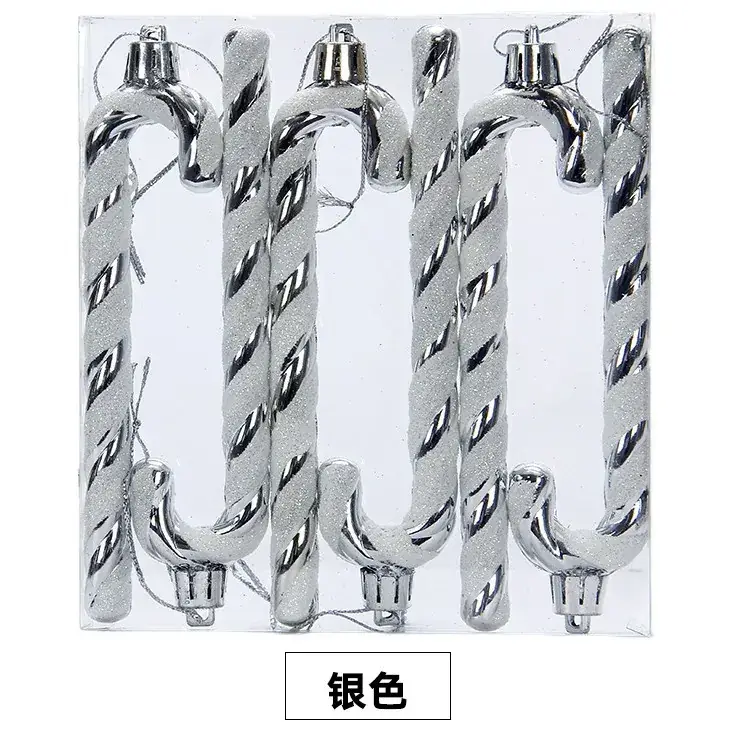 Christmas Candy Cane Decorations 13.5cm Length - Image 3
