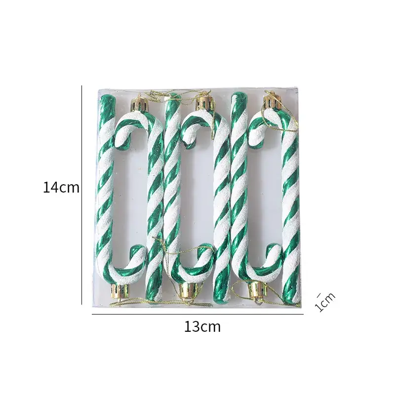 Christmas Candy Cane Decorations 13.5cm Length - Image 5