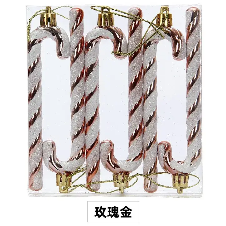 Christmas Candy Cane Decorations 13.5cm Length - Image 8