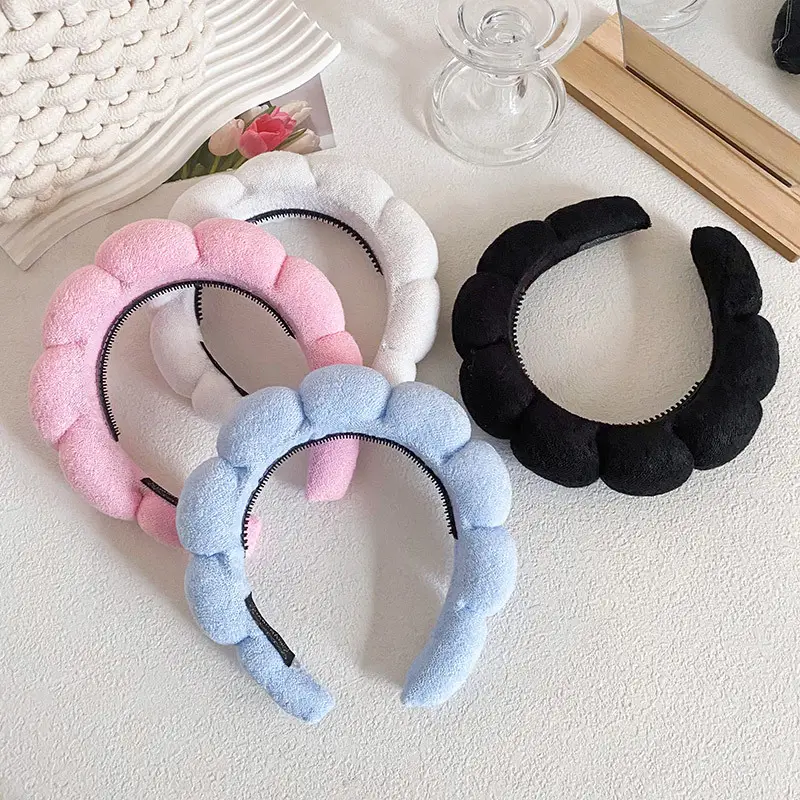 Twist Sponge Headband for Women Travel Makeup Cloud - Image 10