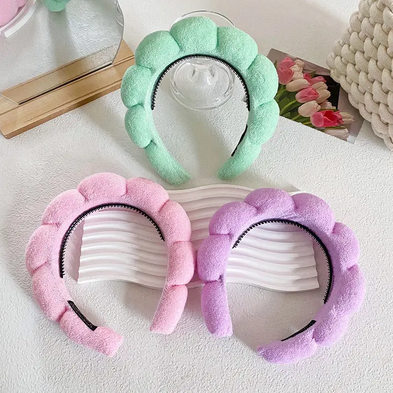 Twist Sponge Headband for Women Travel Makeup Cloud - Image 11
