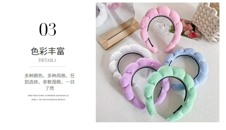 Twist Sponge Headband for Women Travel Makeup Cloud — feature 7