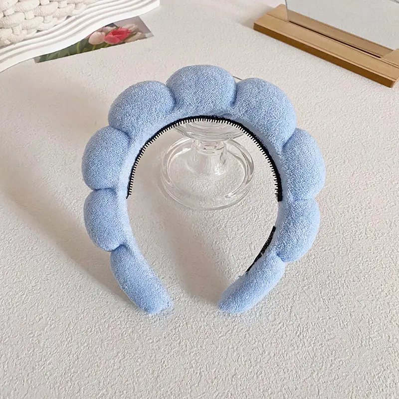 Twist Sponge Headband for Women Travel Makeup Cloud - Image 2