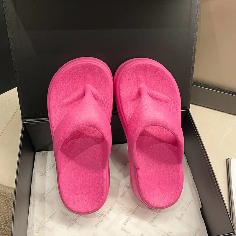 EVA flip-flops women's summer platform platform increased sandals Beach Wedge Flip-Flops women's cross-border wholesale - Image 3