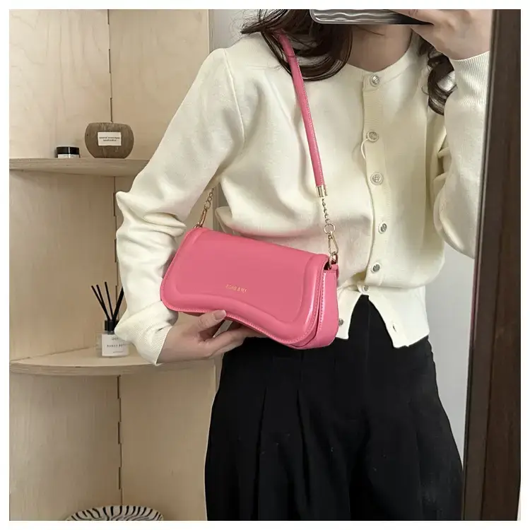 Pink Casual Shoulder Bag for Women 2023 Winter — feature 21
