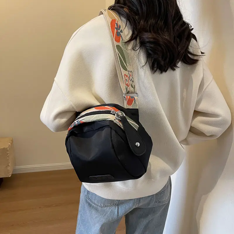 Women's Orange Crossbody Bag with Strap - Image 7
