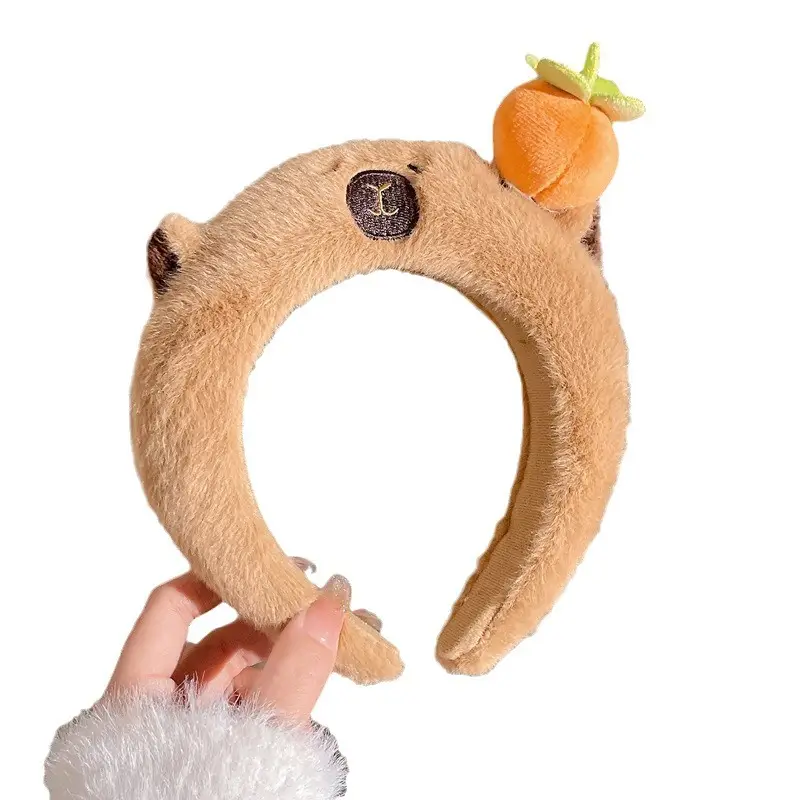 Cute Plush Skull Top Headband for Girls