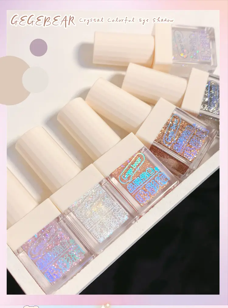 Liquid Crystal Glitter Eye Shadow Highlighter Set — feature 7