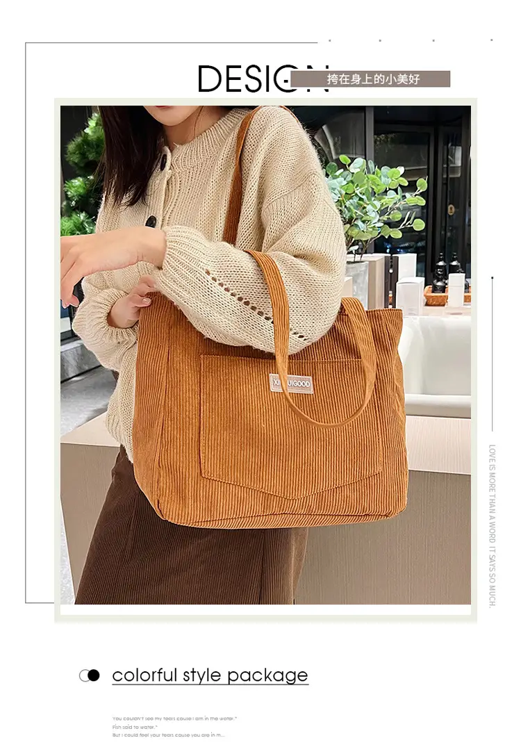 Black Korean Harajuku Shoulder Messenger Bag for Women — feature 3