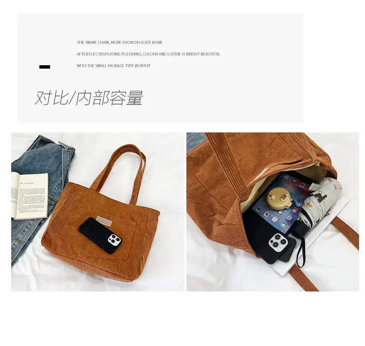 Black Korean Harajuku Shoulder Messenger Bag for Women — feature 5