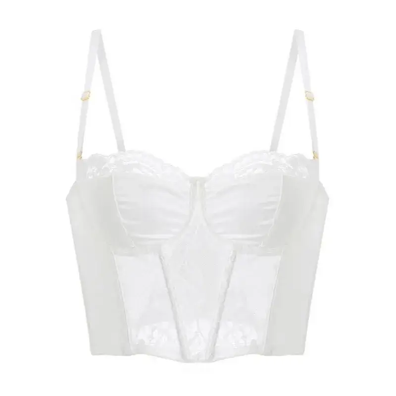 French Style Fishbone Shapewear Bra for Women with Small Busts - Image 2