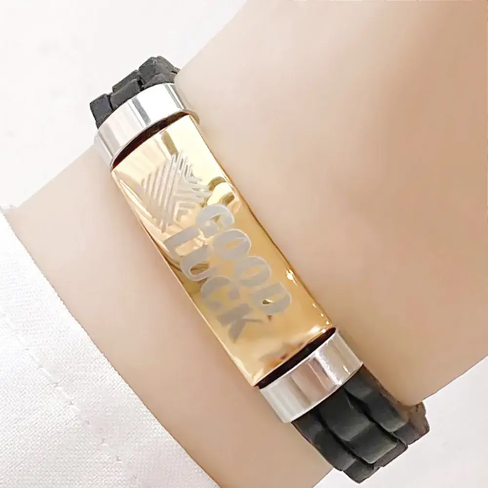 Women's 24K Gold Dial Waterproof Watch with Diamond Bezel - Image 7