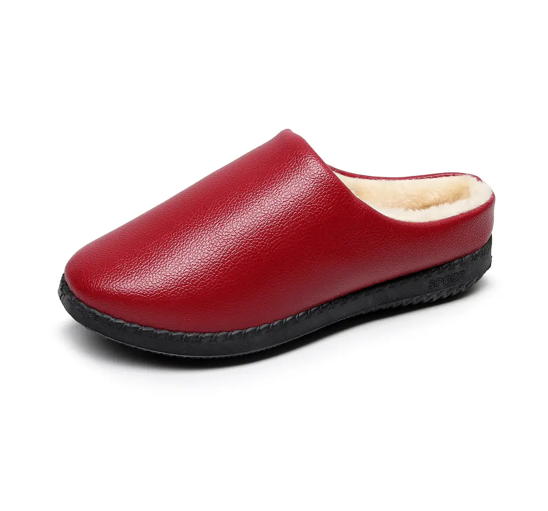 Old Beijing cloth shoes women's cotton shoes thickened waterproof cotton boots leather middle-aged and elderly mother casual shoes source factory - Image 5
