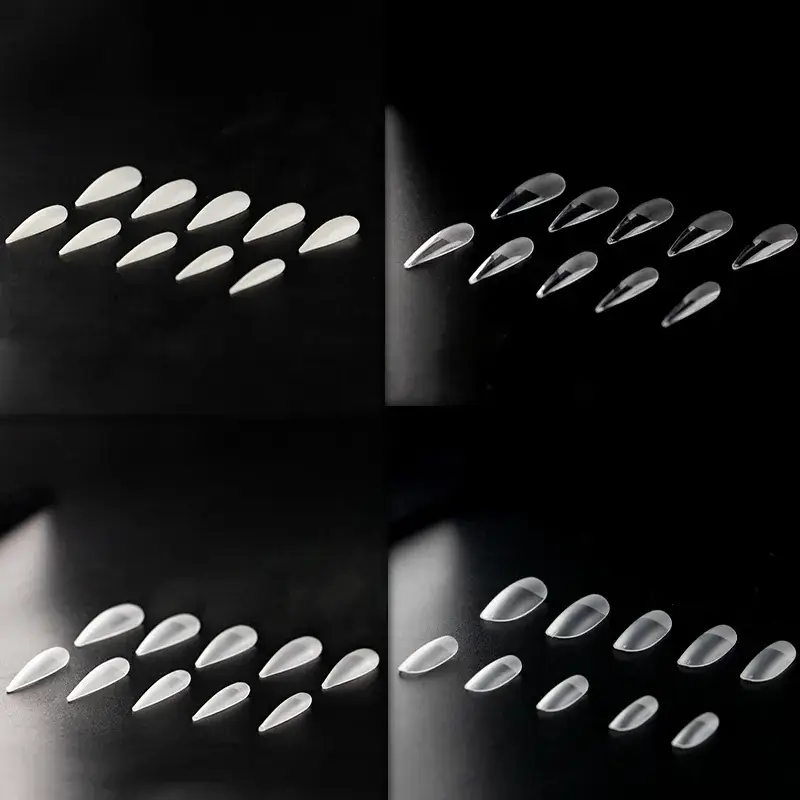 Nail Extensions Full Number Ladder Sharp Water Drop Oval Square 500 Box — feature 22