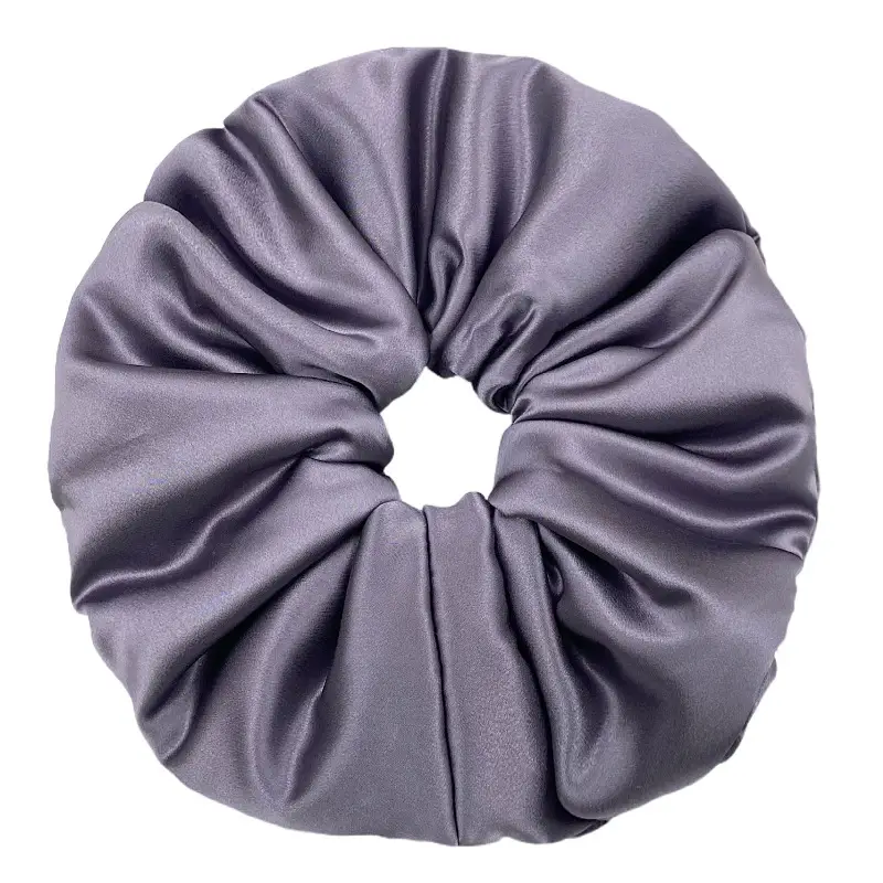 Silk Pleated Hair Tie Scrunchie 30mm - Image 3