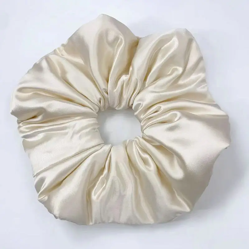 Silk Pleated Hair Tie Scrunchie 30mm - Image 35