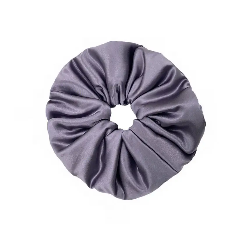 Silk Pleated Hair Tie Scrunchie 30mm - Image 4