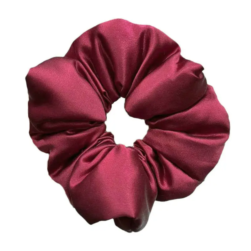 Silk Pleated Hair Tie Scrunchie 30mm - Image 46
