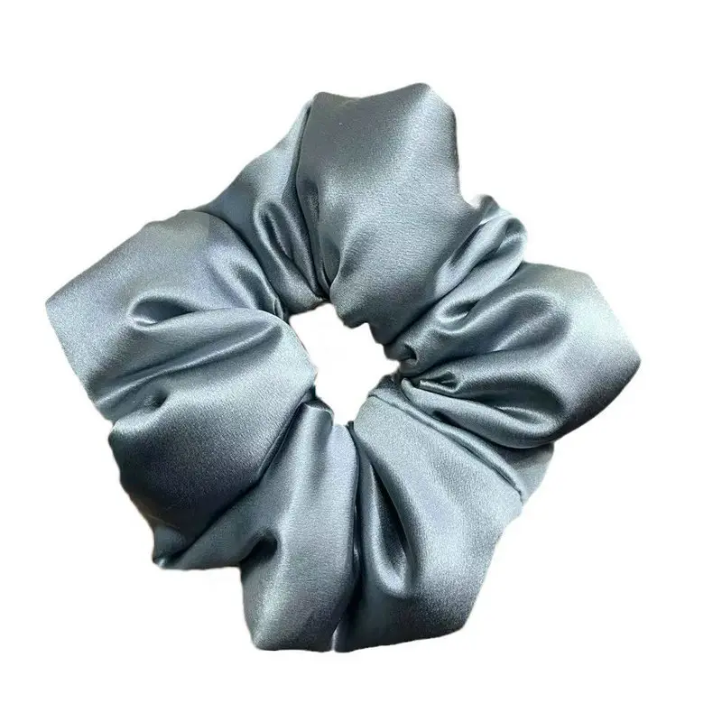Silk Pleated Hair Tie Scrunchie 30mm - Image 48