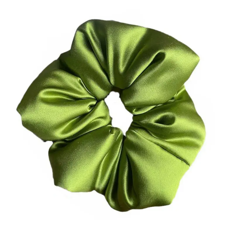 Silk Pleated Hair Tie Scrunchie 30mm - Image 50
