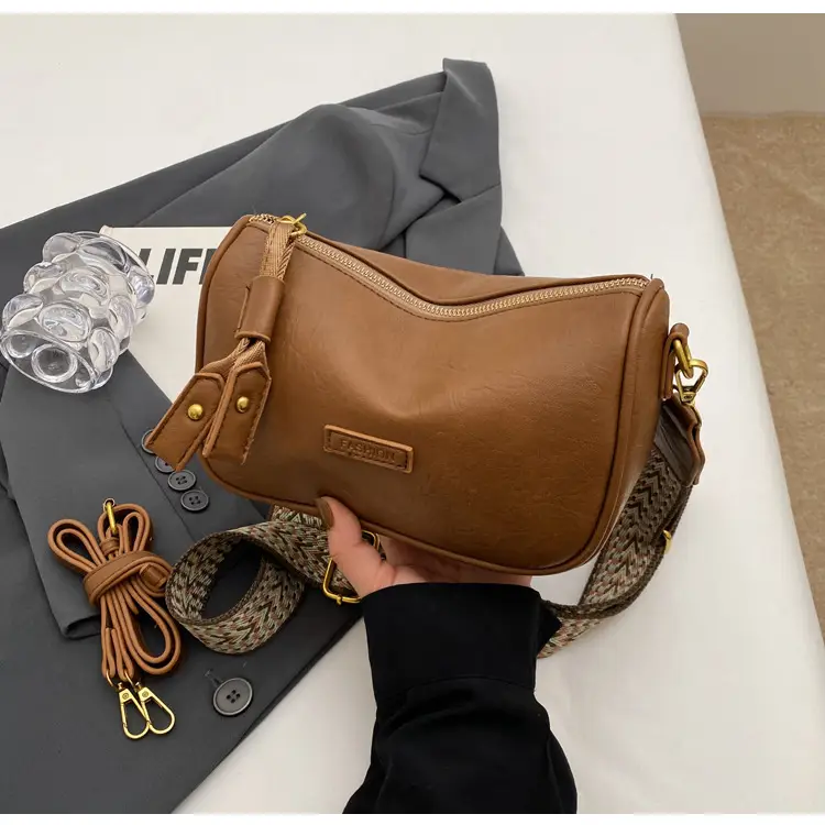 Brown Soft Leather Crossbody Bag for Women — feature 15