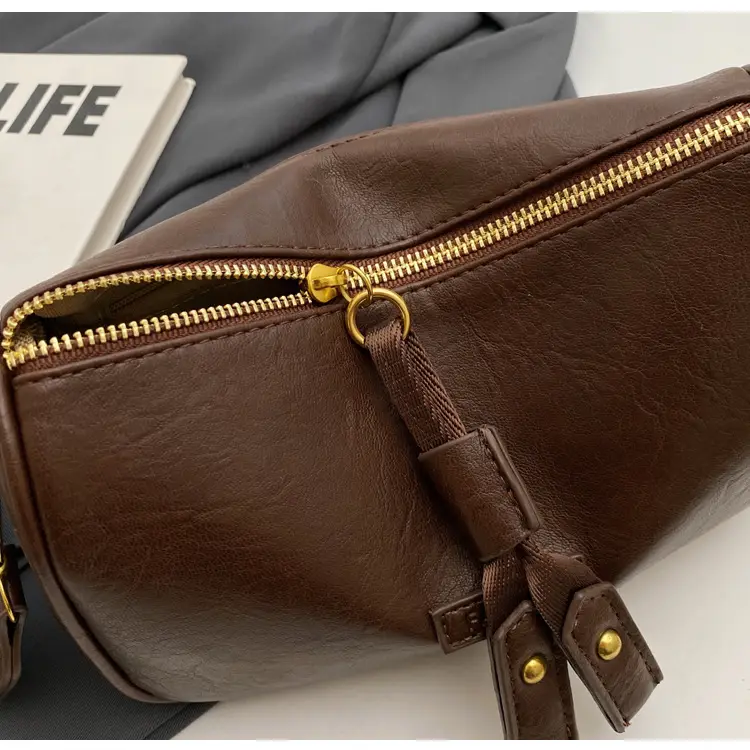 Brown Soft Leather Crossbody Bag for Women — feature 19