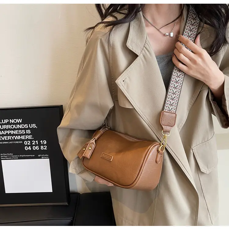 Brown Soft Leather Crossbody Bag for Women — feature 20