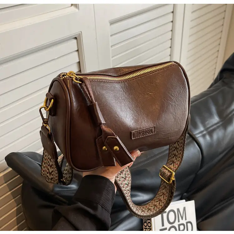 Brown Soft Leather Crossbody Bag for Women — feature 29