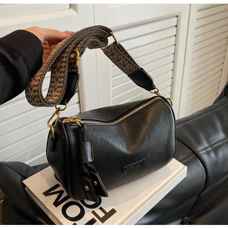 Brown Soft Leather Crossbody Bag for Women — feature 31