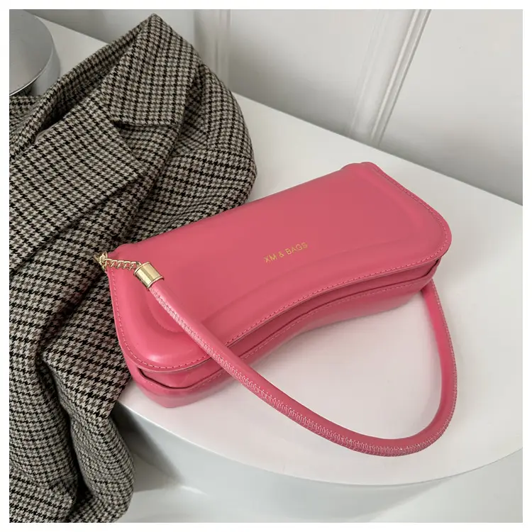 Light Brown Textuous Shoulder Bag for Women Winter New Fashion — feature 8