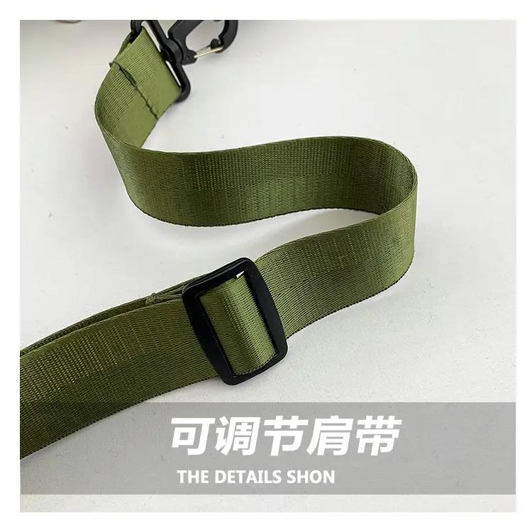 Olive Green Drawstring Tote Bag for Women 2023 Winter — feature 4