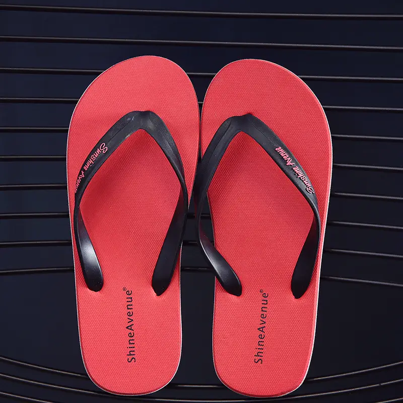 Flip flops men's summer student fashion trendy flip-flops men's outdoor personalized casual non-slip beach shoes