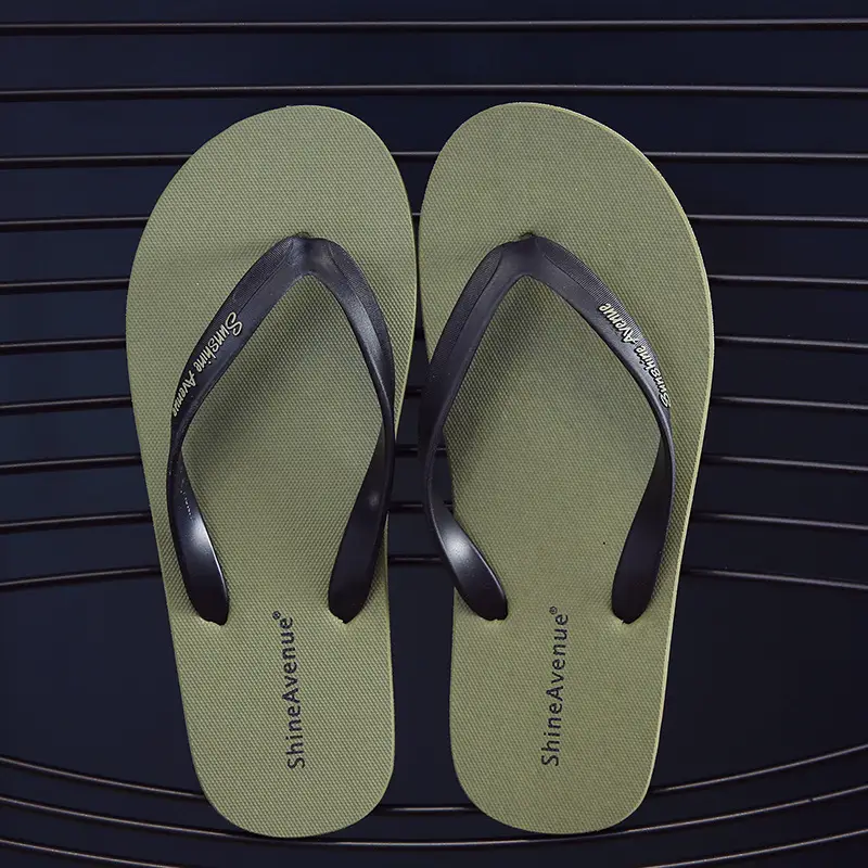 Flip flops men's summer student fashion trendy flip-flops men's outdoor personalized casual non-slip beach shoes